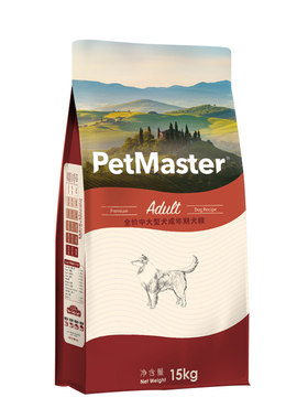 佩玛思特狗粮中大型德牧犬主粮