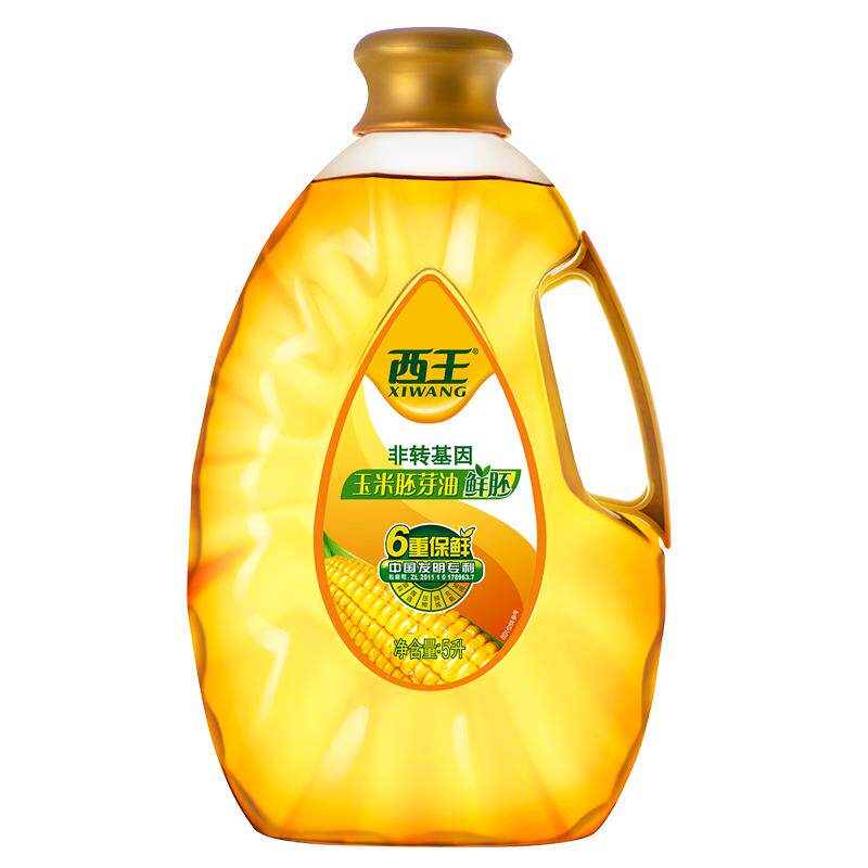 西王食用油玉米胚芽油鲜胚5L