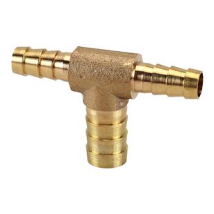 黄铜T型变异径格林头三通4mm6 8 10 12 14 16 19皮水软管宝塔接头