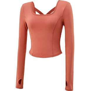 2026新款瑜伽服女上衣高级感普拉提训练衣绝美健身套装秋冬季长袖