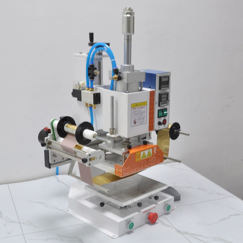 DT03D激凸烙印自动烫金机浮雕压痕机皮革模纸张布料天地