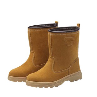 劳保鞋男高筒靴子钢包头防砸防刺穿轻便软底耐磨透气耐高温油田靴