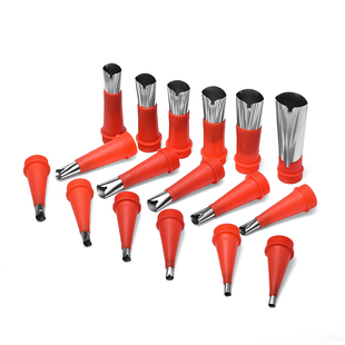 不锈钢胶嘴V口升级款Y口门窗结构胶枪嘴打胶神器密封胶玻璃胶枪嘴