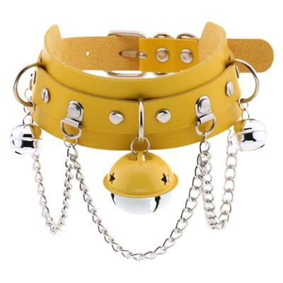 亚文化朋克皮革项圈颈链choker