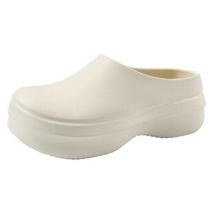 包头鞋男款春秋外穿厚底厨师鞋增高防滑透气情侣穆勒鞋EVA工作鞋