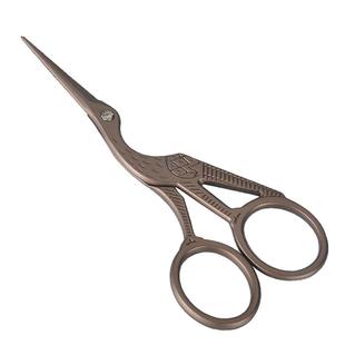 飞宝鹦鹉鸟嘴仙鹤形复古剪子不锈钢锻打镀钛手工创意高档茶叶剪刀