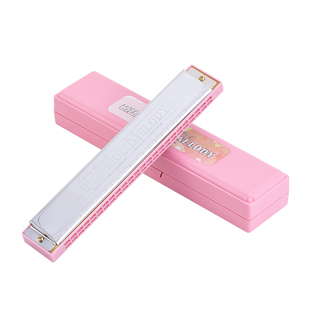 正品口琴24孔复音c调初学者小学生专用入门儿童口琴官方旗舰店