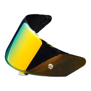 KYT头盔镜片TT NFR黑茶电镀彩红电镀金极光蓝极光红日夜通用