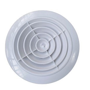 75新风圆形abs150百叶100pvc管道进出风口空调200通风 末端新风口