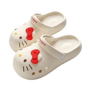 HelloKitty洞洞鞋女2026夏季超火新款KT猫防滑外穿高颜值凉拖鞋