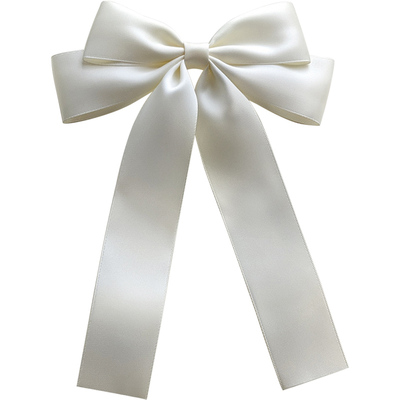 白色蝴蝶结胸针气质百搭领结别针