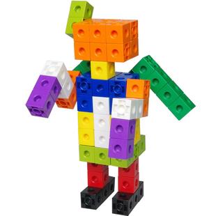 儿童益智玩具男孩塑料魔法方块拼装颗粒拼插女孩宝宝智力桌面积木