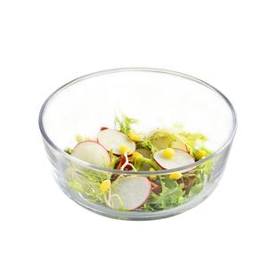 玻璃碗耐高温家用沙拉碗透明大碗玻璃盆汤碗饭碗水果碗泡面碗餐具
