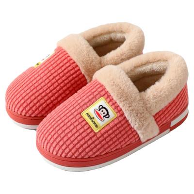 大嘴猴棉拖鞋秋冬季男女情侣全包跟保暖居家室内毛绒拖鞋外穿棉鞋