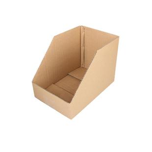 仓库分类货架纸箱定做电商专用收纳斜口零件零食陈列库位盒子定制