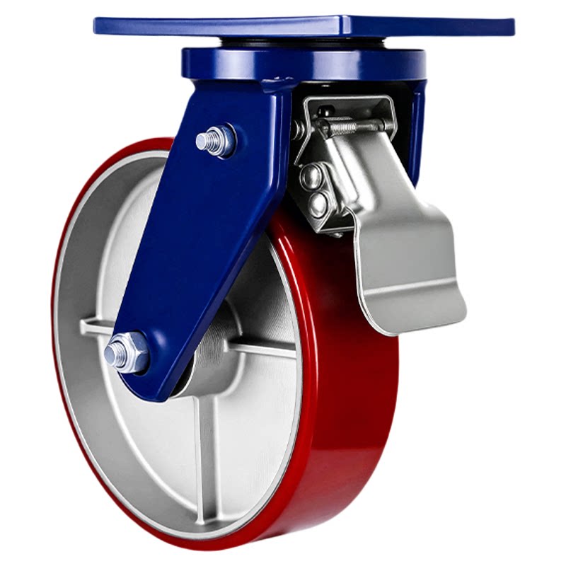 超重型万向轮铁芯PU脚轮