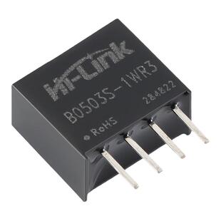 5V转3.3V1W隔离电源DC-DC直流模块短路保护HLK-B0503S-1WR3