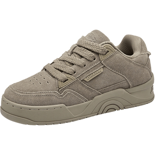 Dickies真皮面包鞋男款2025新款冬季男鞋复古鞋子男士休闲板鞋男