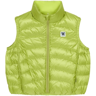 [95白鸭绒]woobaby儿童羽绒服7A抗菌防螨25冬保暖马甲背心上衣