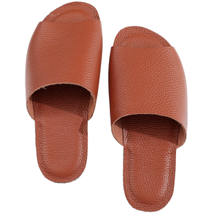 高端超软牛筋底全牛皮凉拖鞋夏季男女居家室内地板防滑真皮不臭脚