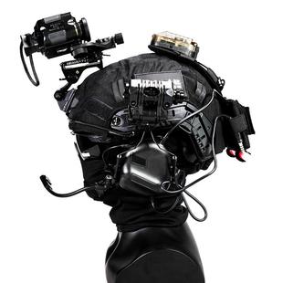 Fast玻璃钢战术头盔3斤虎纹夏户外训练防护头盔夜视仪护目镜套装