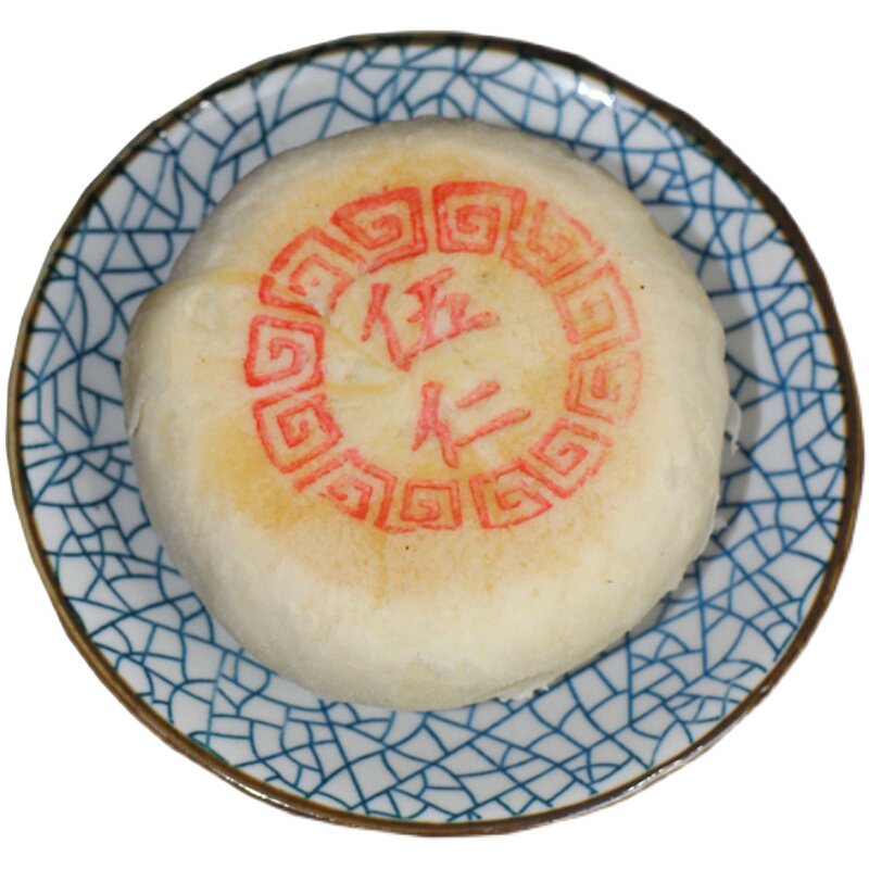 大白酥皮苏式月饼传统老式手工散装五仁枣泥玫瑰鲜花饼中秋糕点心