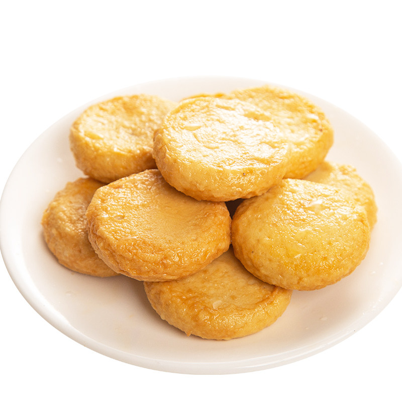 清真虎皮鱼饼火锅丸子冷冻食材串串家用商用速冻关东煮麻辣烫食材