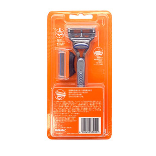 吉列剃须刀锋速5锋隐刮毛刀头除毛刀片刀架手动水洗套装原装进口