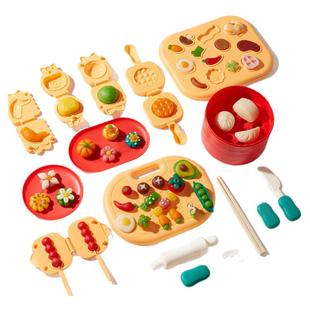 儿童彩泥超轻粘土手工泥塑橡皮泥玩具无毒幼儿园专用黏土模具套装