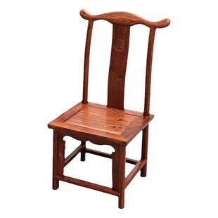 特价红木椅子实木小官帽椅花梨木酸枝木小孩靠背椅家用客厅小椅子