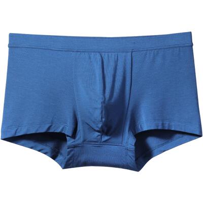 中腰大码运动莫代尔男士平角内裤