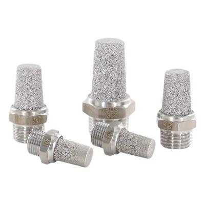 原装亚德客304不锈钢消声器