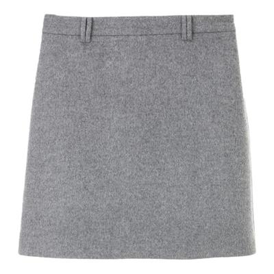 朗姿欧洲EiLEEN ELITEE羊毛2024冬季新款高腰气质法式显瘦半身裙