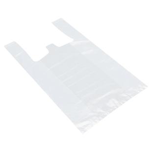 白色透明手提塑料袋超市方便购物袋背心袋批发礼品包装外卖打包袋