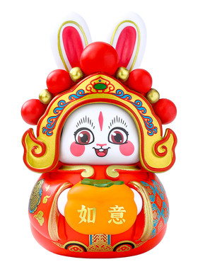 能变4张脸！兔儿爷京剧变脸娃娃