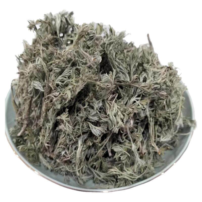 秦岭野生白蒿茵陈茶现挖晾晒