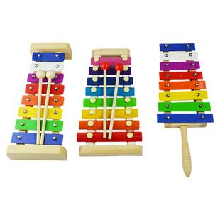 儿童敲琴乐器铝板琴幼儿园教具奥尔夫打击木琴八音砖小学生小钟琴