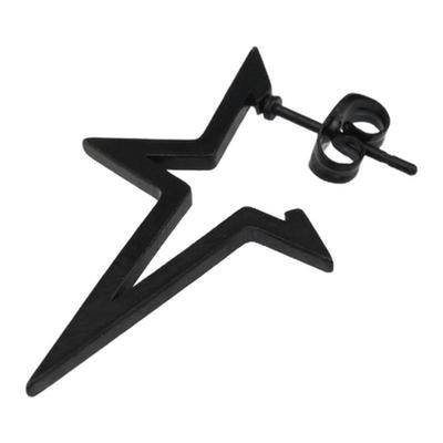 Shinma钛钢五角星耳钉耳骨钉