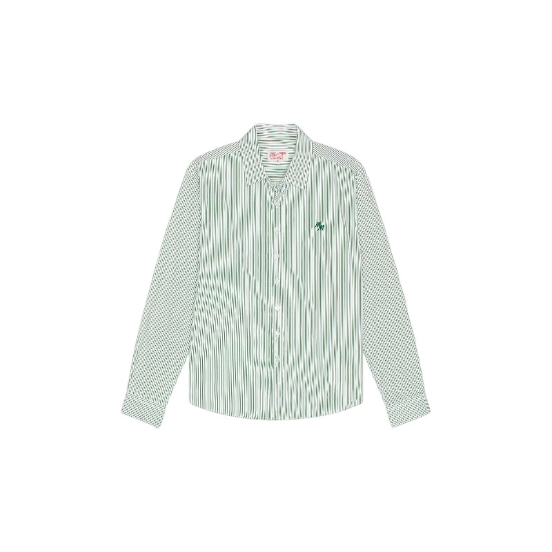 Motel Margarita绿白相间上衣条纹通勤风早秋新品衬衫REVOLVE