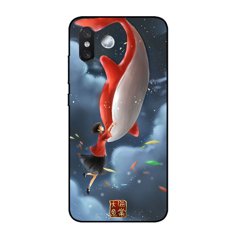 大鱼海棠情侣款适用华为P30/p20手机壳PRO红米note7小米vivoS1