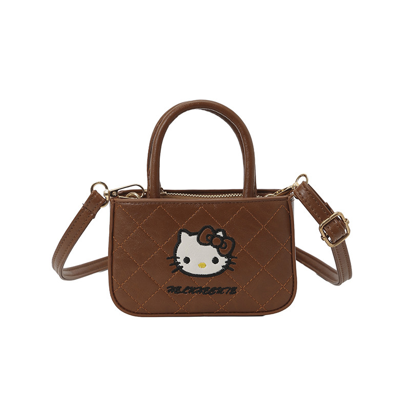 甜酷复古小方包/HelloKitty刺绣