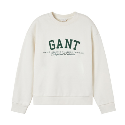 GANT/甘特男女款学院风圆领卫衣