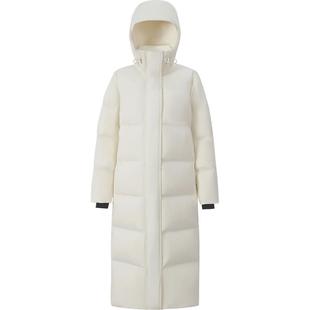 本来BENLAI女士防泼水防风90绒加厚中长款羽绒服25冬款BNM150009