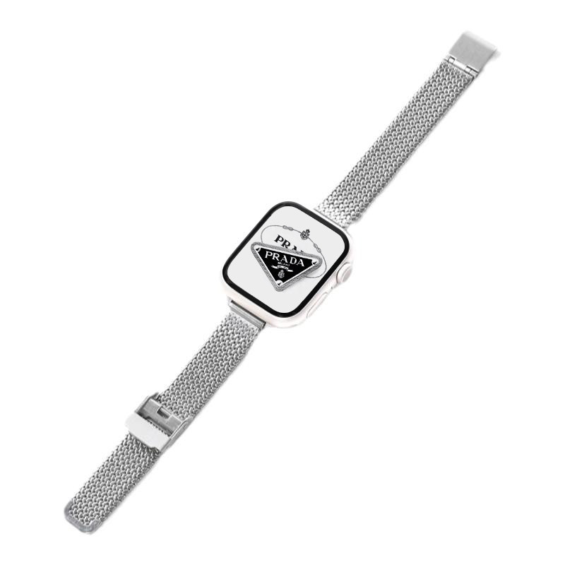 适用iWatch麦穗卡扣金属表带