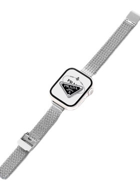 适用iWatch麦穗卡扣金属表带