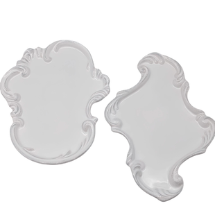 villatte astier de 手工黑陶土小碟小盘子水果盘adv法式复古餐具