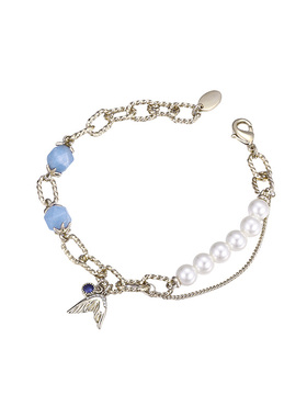 铜镀咖啡金小众手链女小清新手链