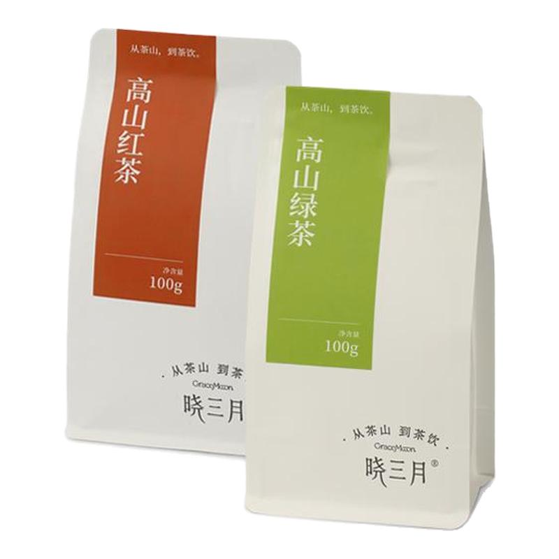 高山绿茶红茶多种花茶100g小袋