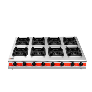 燃气煲仔炉商用液化气砂锅灶专用炉天然气四六头八眼多头煤气熄保