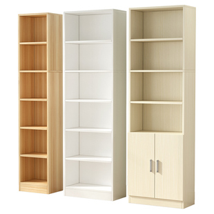 定制书柜简约柜客厅置物架书房储物柜书柜带门办公落地柜子定做